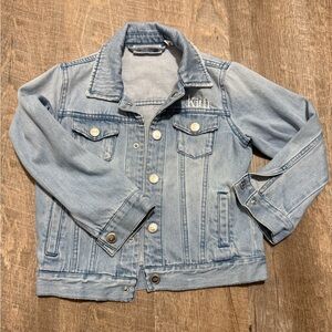 Kith kids denim jacket